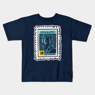 PostalStamp-Uruguay Kids T-Shirt